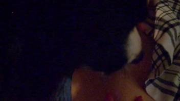 Adorable teen babe masturbates in front of a lustful dog