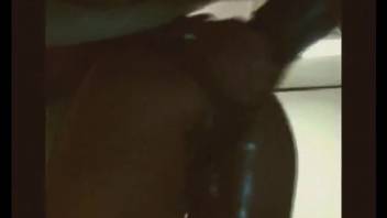 Aroused zoophilia fanatic has her vagina stuffed with semen