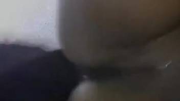 Steamy clip showcasing an attractive woman with dreadlocks
