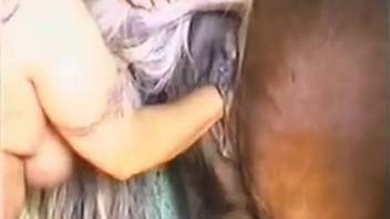 Busty mature slut relishing fisting and oral pleasure on her pussy