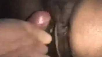 Mature cunt slammed by an extremely aroused dude who gapes it wide