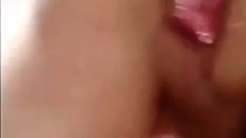 Slender beauty chooses to be screwed with intense passion