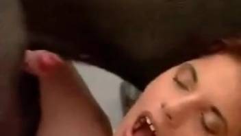 Sexy women messing around with a filthy dog